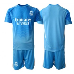 Real Madrid Keeper Hjemmedraktsett Barn 2025-26 Korte ermer (+ bukser)